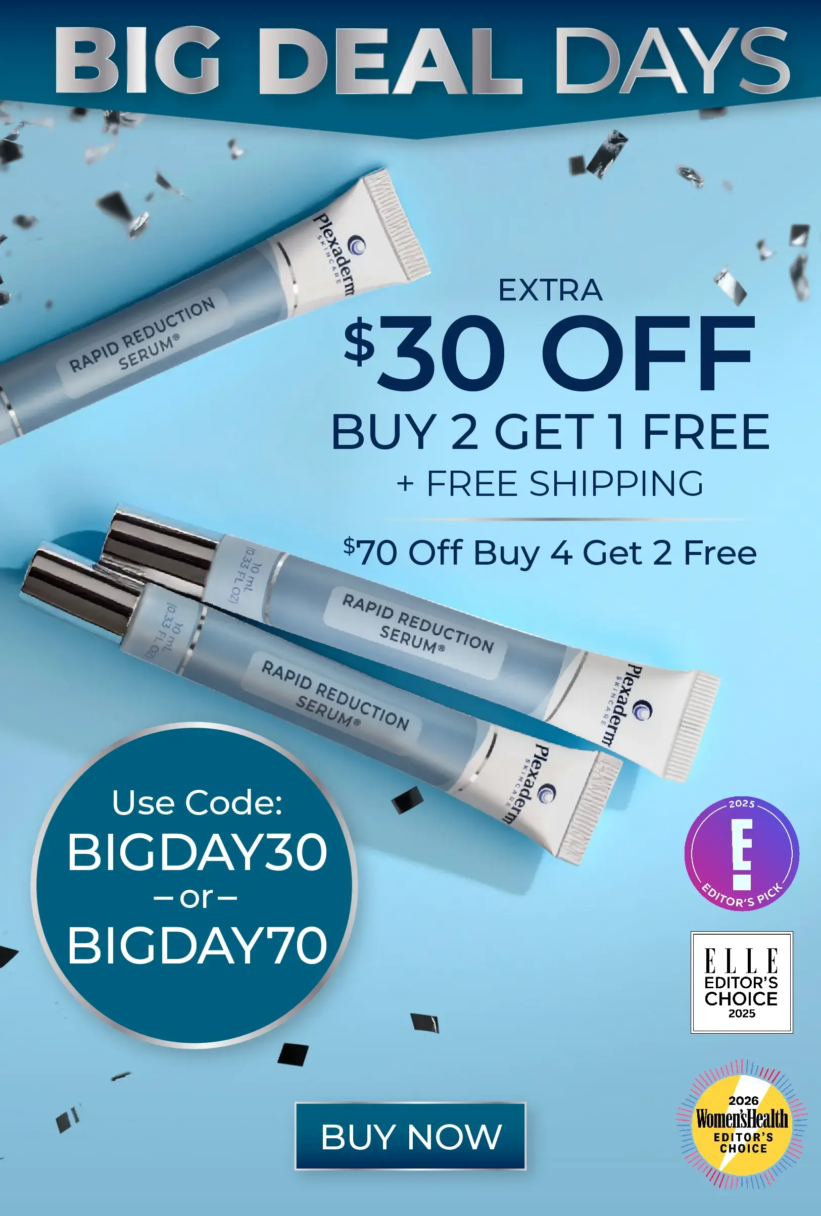 $30 off Buy 2 Get 1 Free