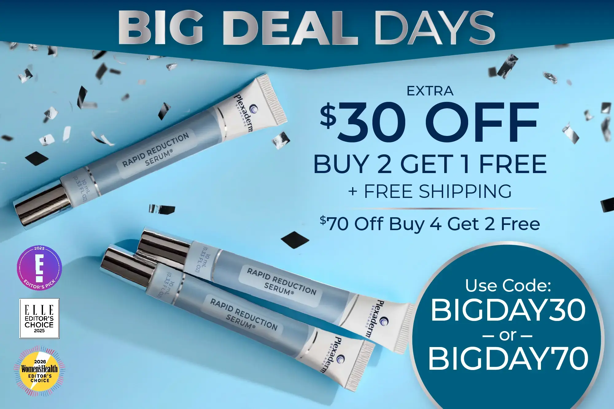 $30 off Buy 2 Get 1 Free