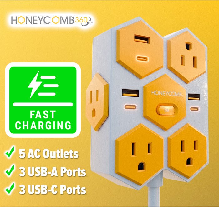 Honeycomb 360 - fast charging!