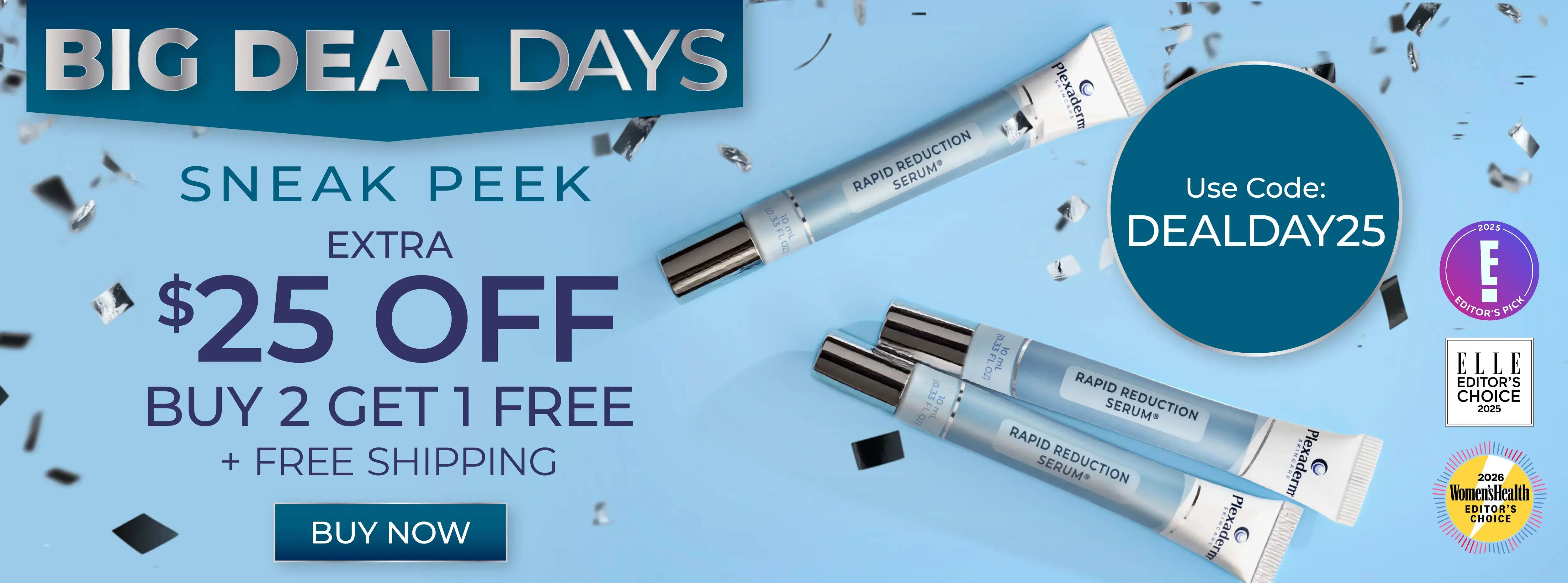 $25 Off Buy 2 get 1 free