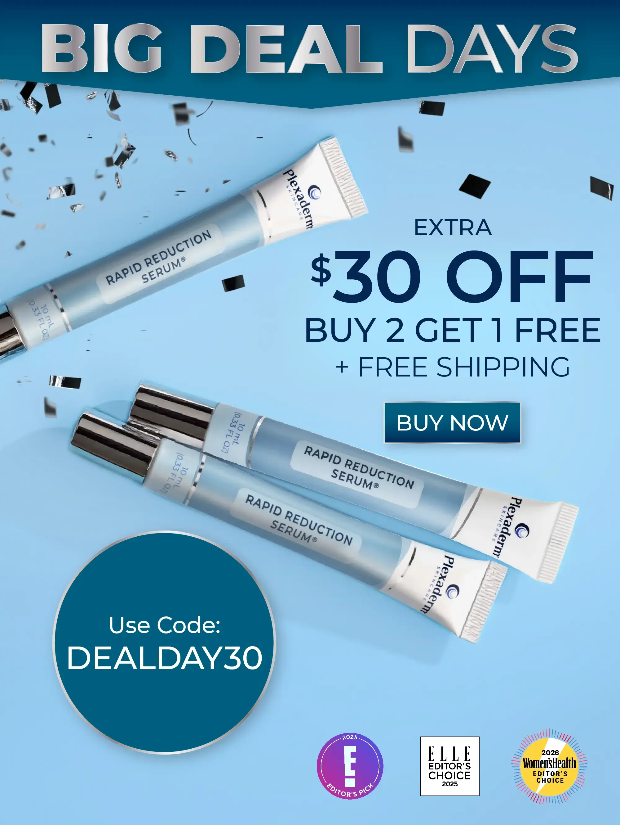 $30 Off Buy 2 get 1 free