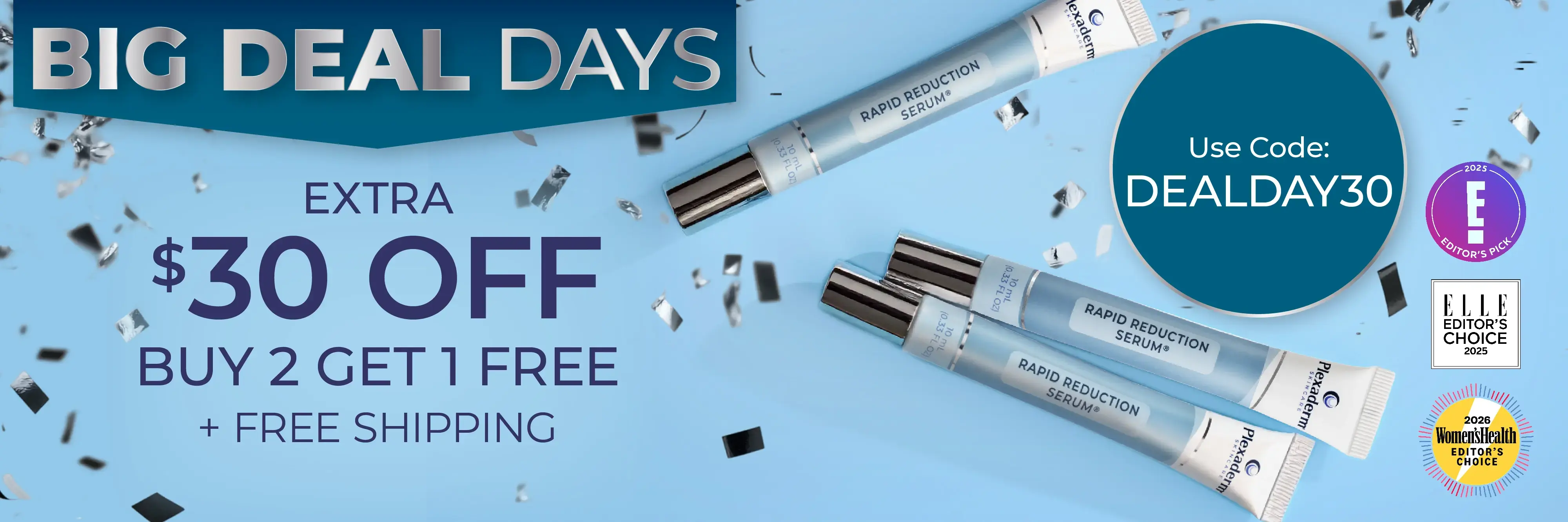$30 Off Buy 2 get 1 free