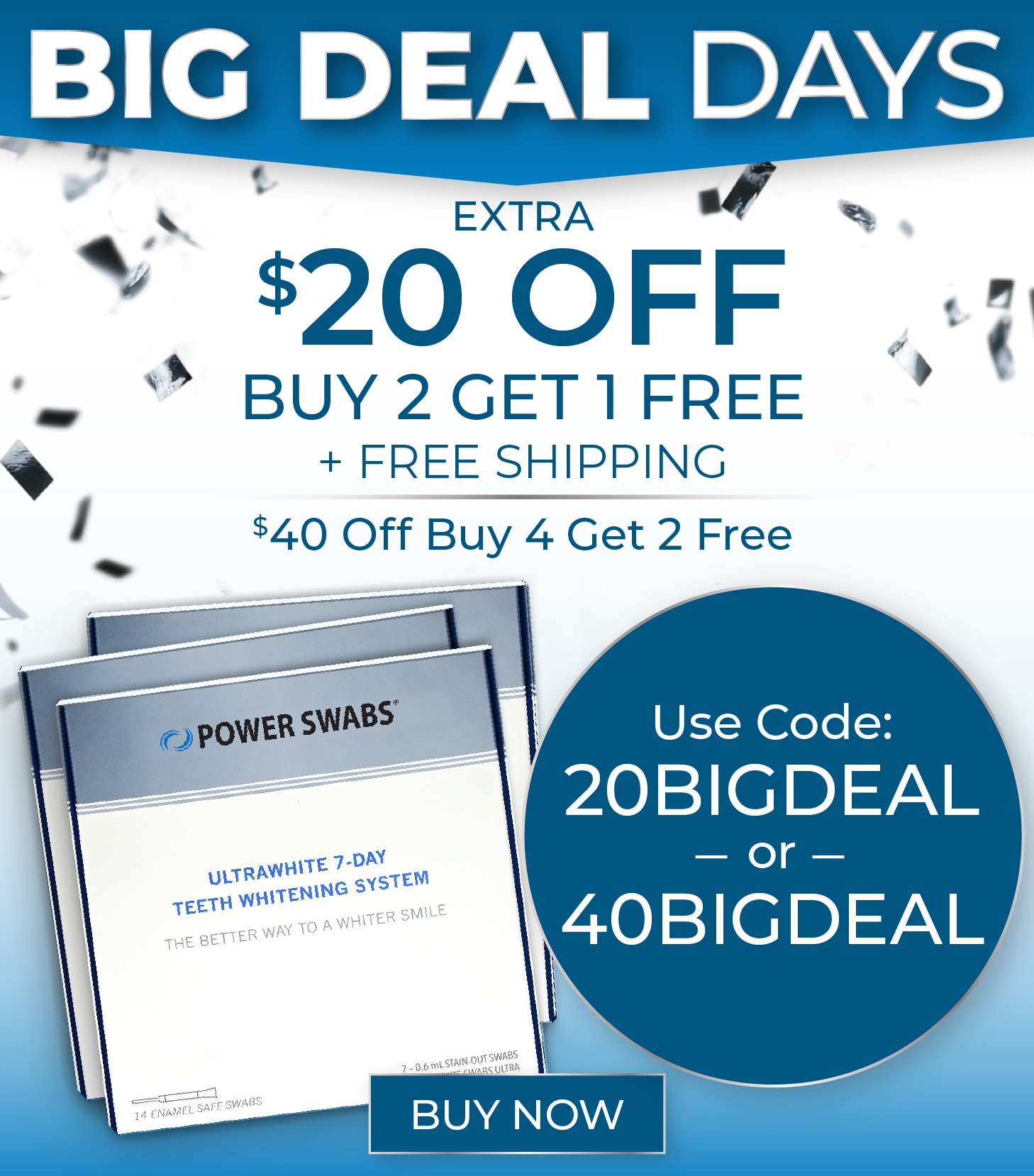 $20 off Buy 2 Get 1 Free