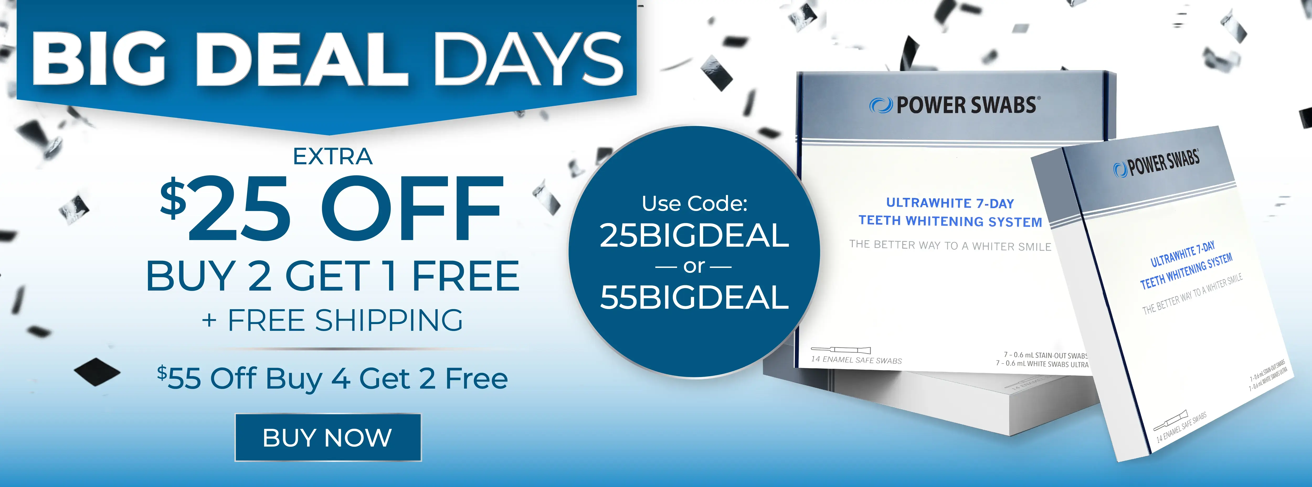 $25 off Buy 2 Get 1 Free