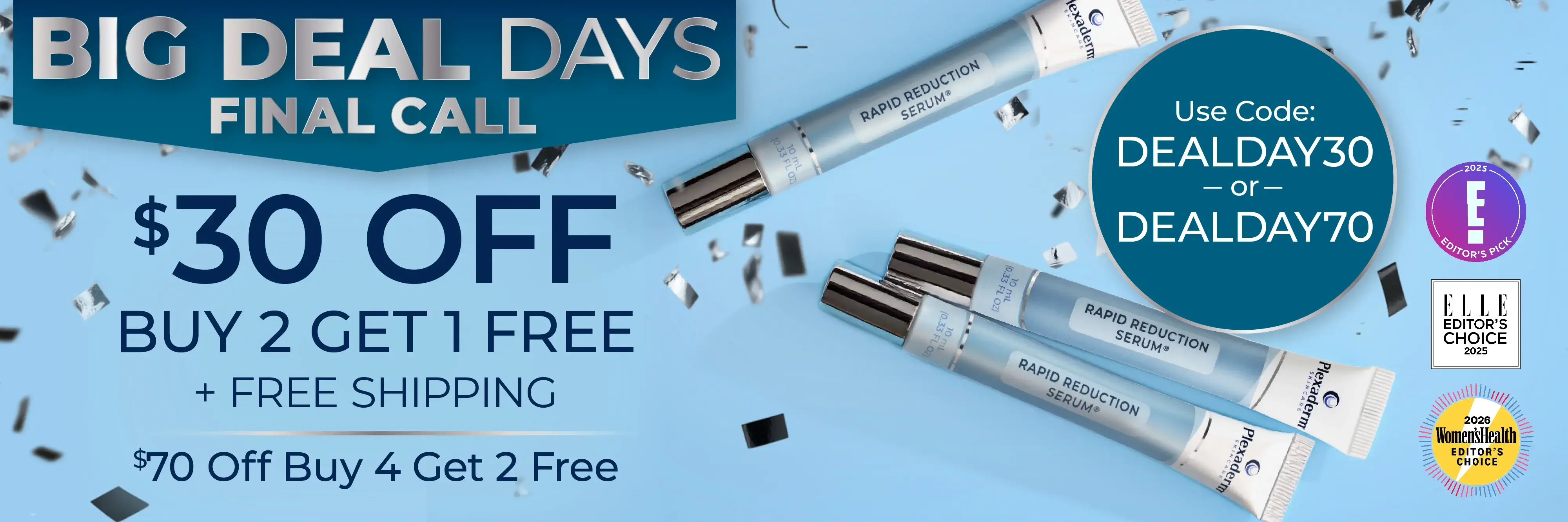 $30 Off Buy 2 get 1 free