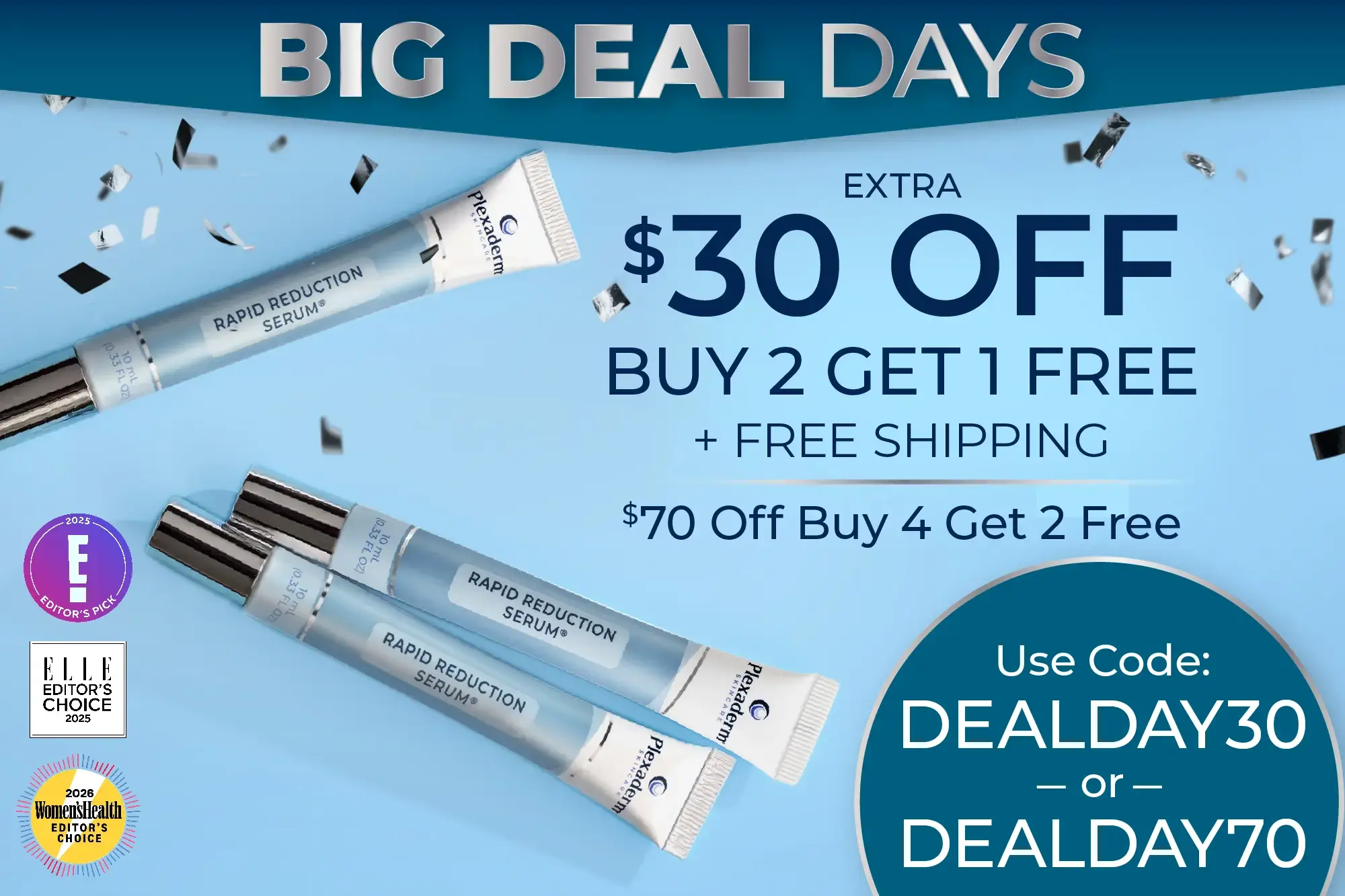 $30 Off Buy 2 get 1 free