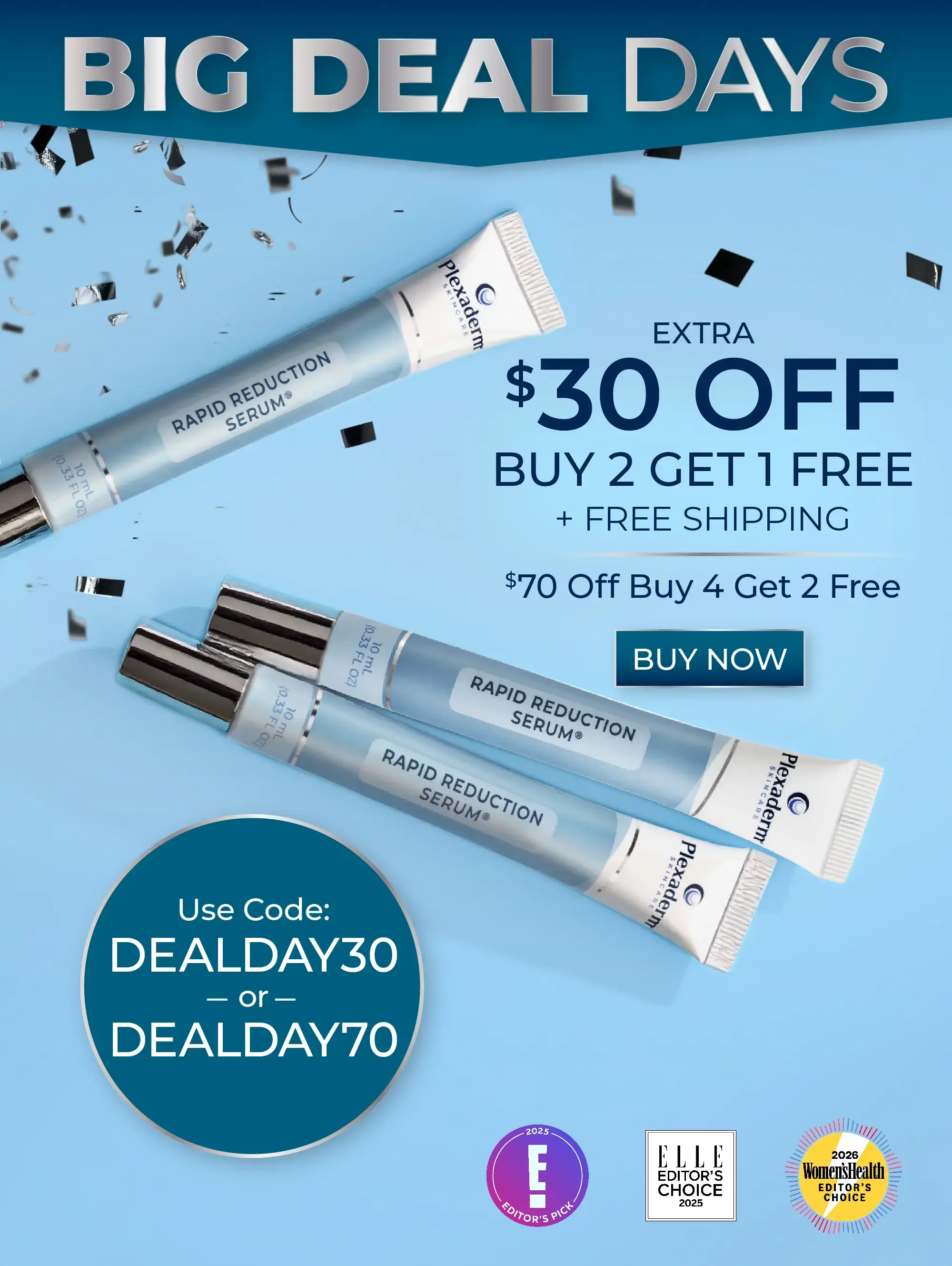 $30 Off Buy 2 get 1 free