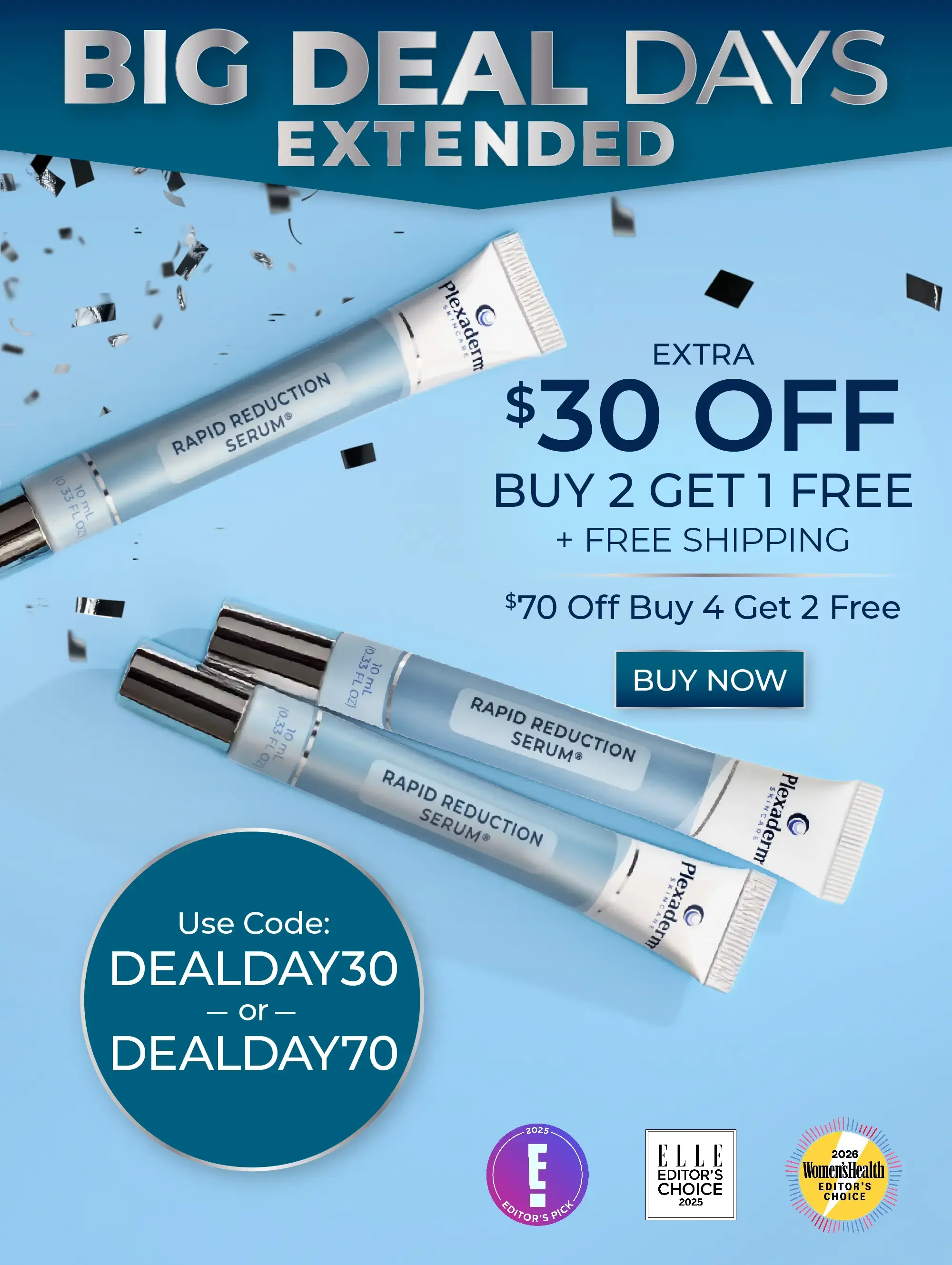 $30 Off Buy 2 get 1 free