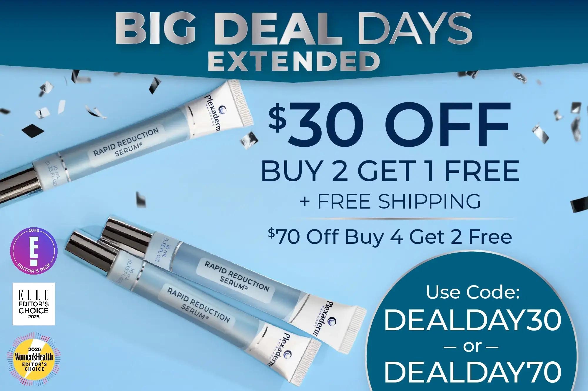 $30 Off Buy 2 get 1 free