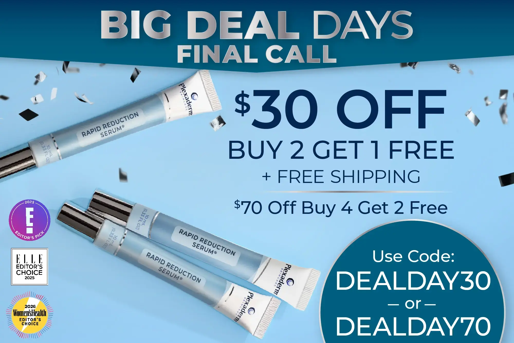 $30 Off Buy 2 get 1 free