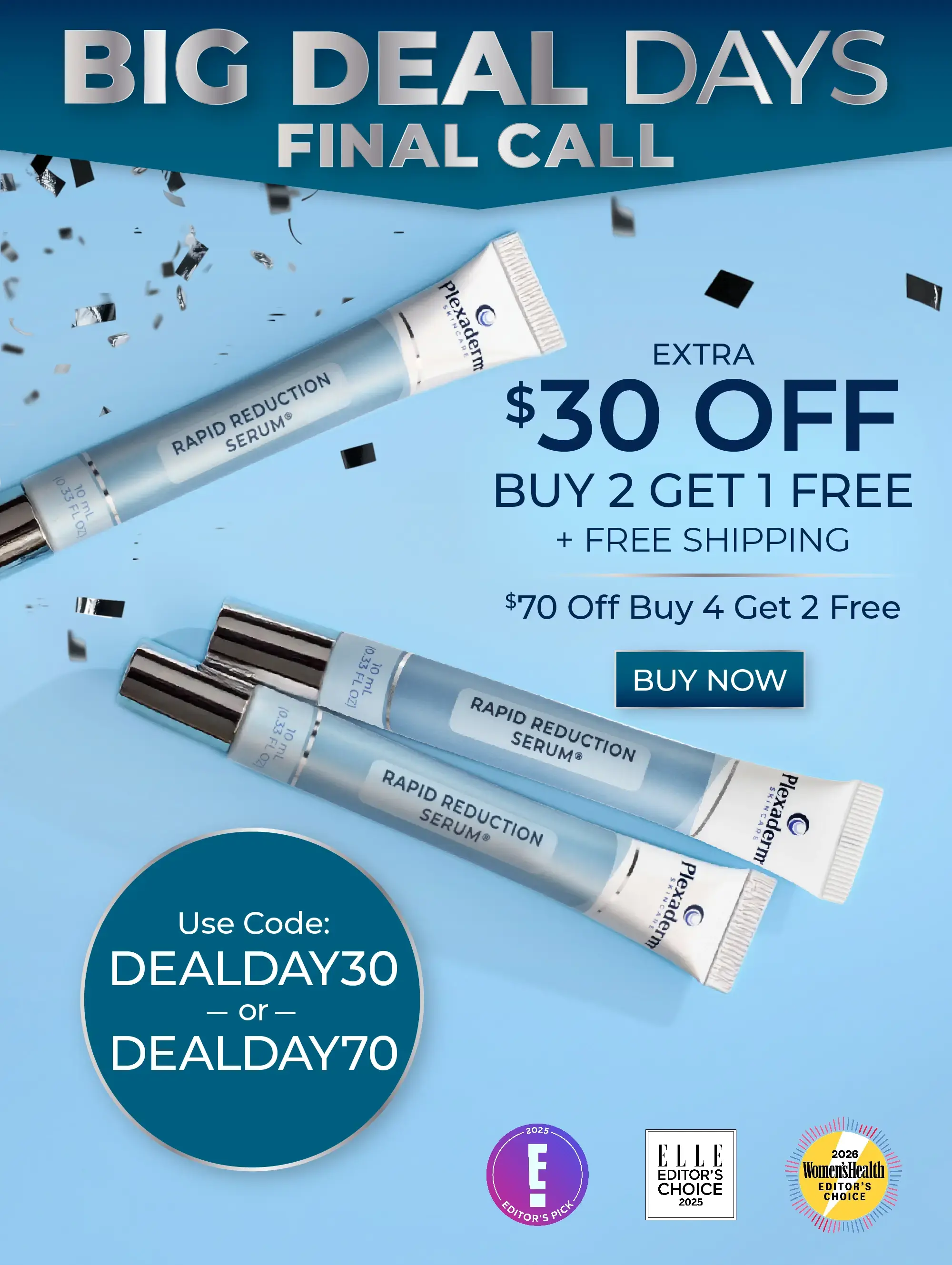 $30 Off Buy 2 get 1 free