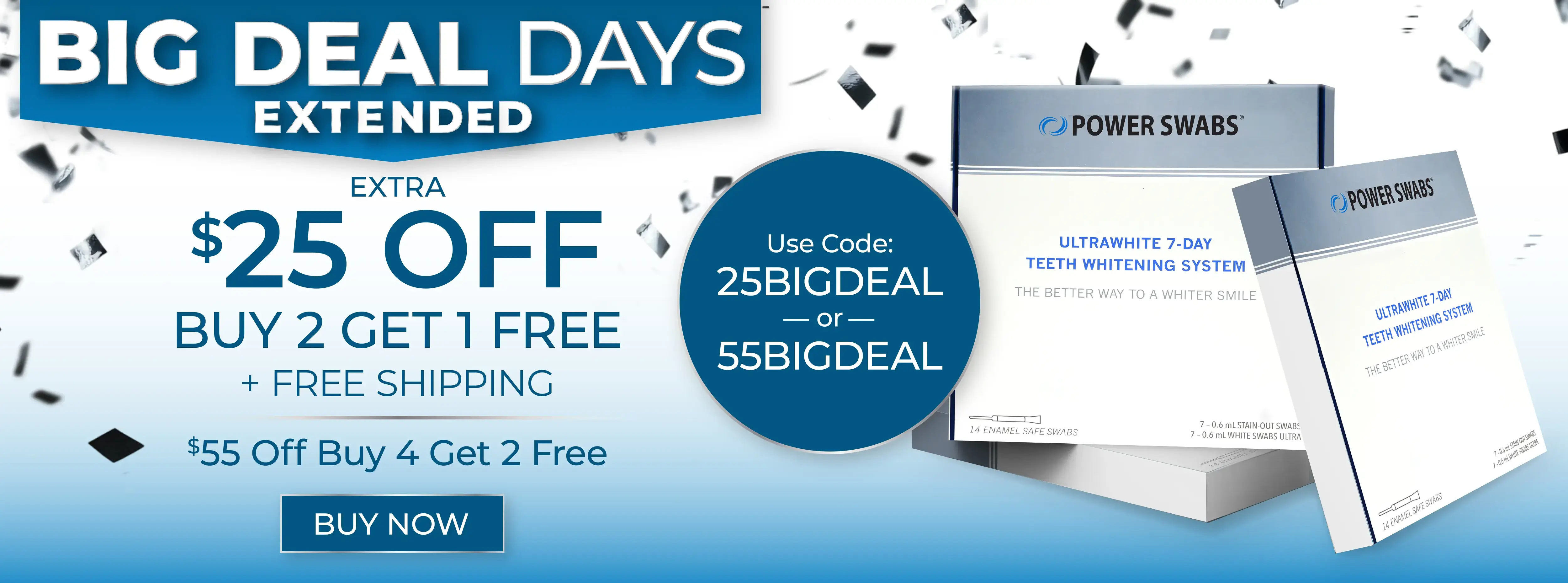 $25 off Buy 2 Get 1 Free