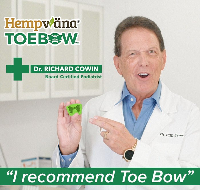 Hempvana Toe Bow - Dr. Richard Cowin