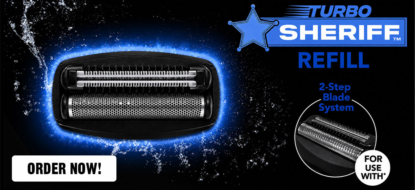 Turbo sheriff refills - 2-step blades system - order now