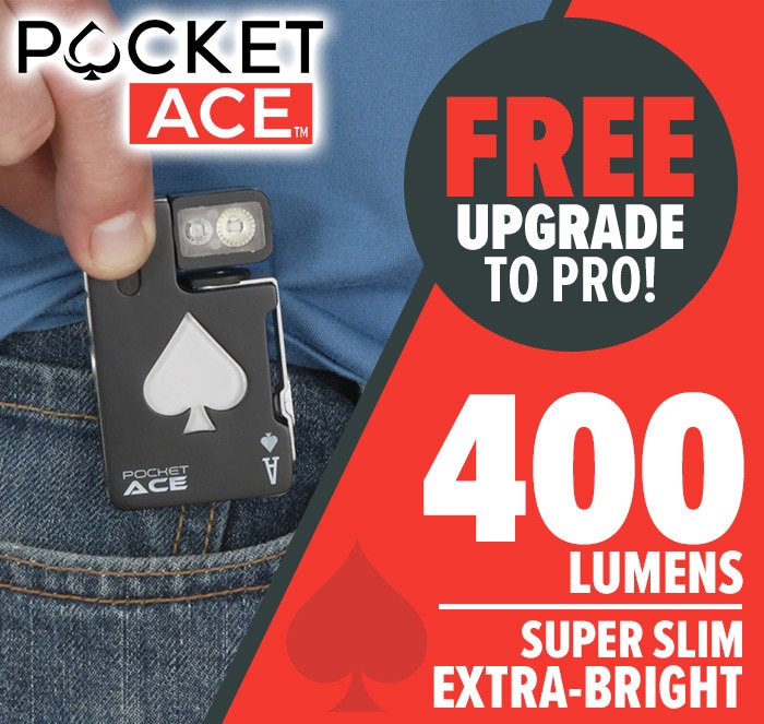 Pocket Ace free pro upgrade - 400 lumens