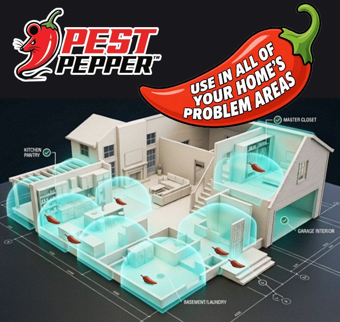 Pest PEpper - for use in all of your home's problem areas