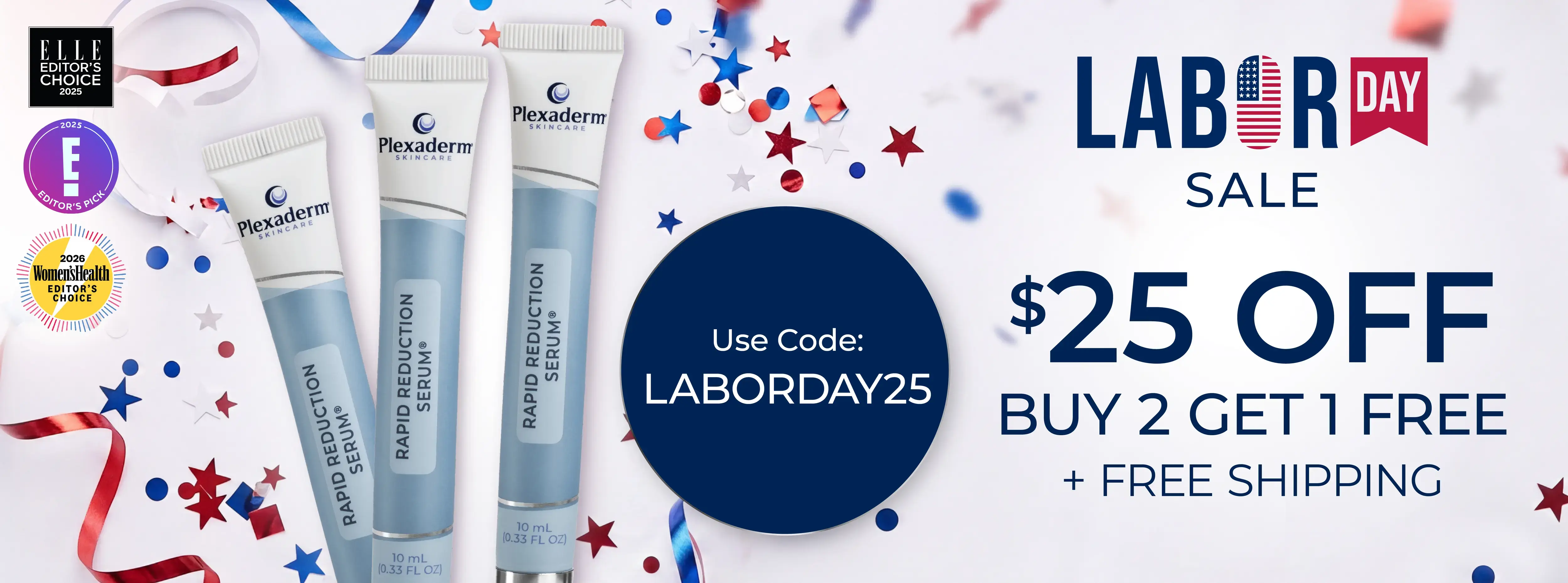 $25 Off Buy 2 get 1 free