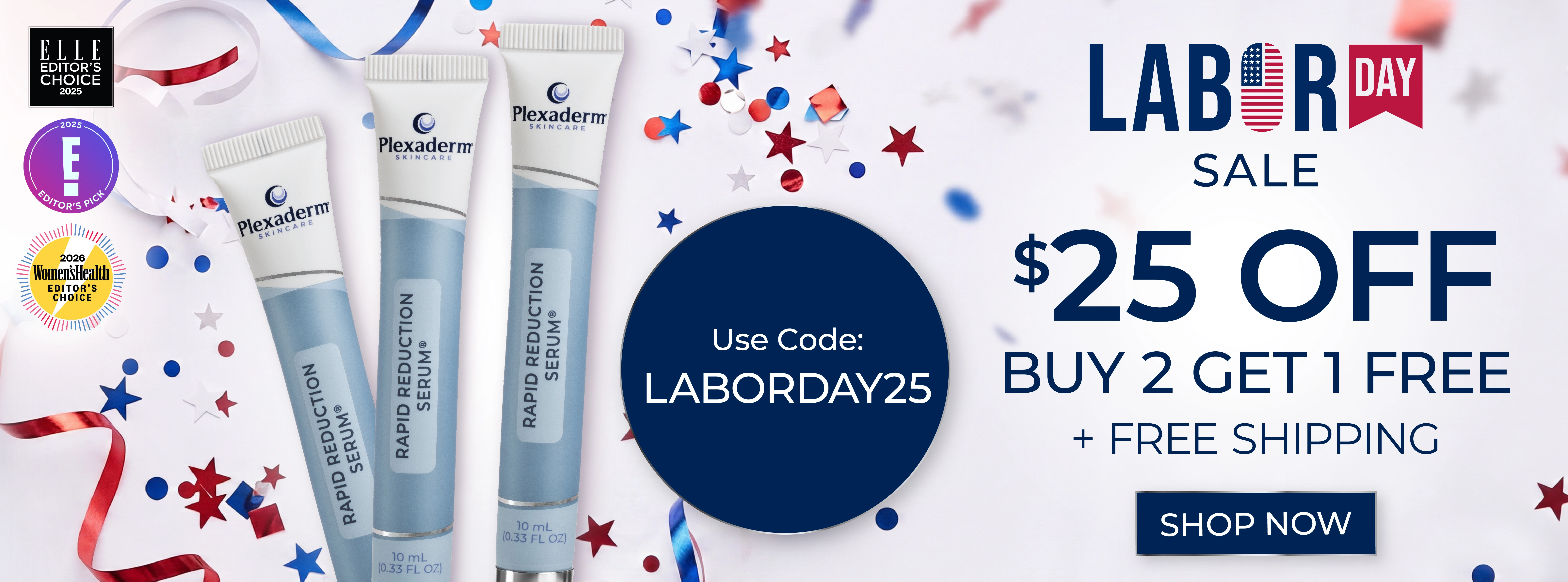$25 Off Buy 2 get 1 free