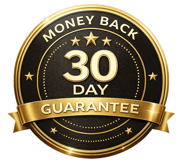 30 day money back guarantee