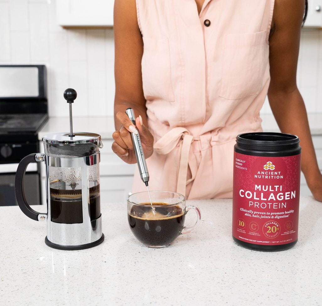 Multi Collagen Protein in a home kitchen