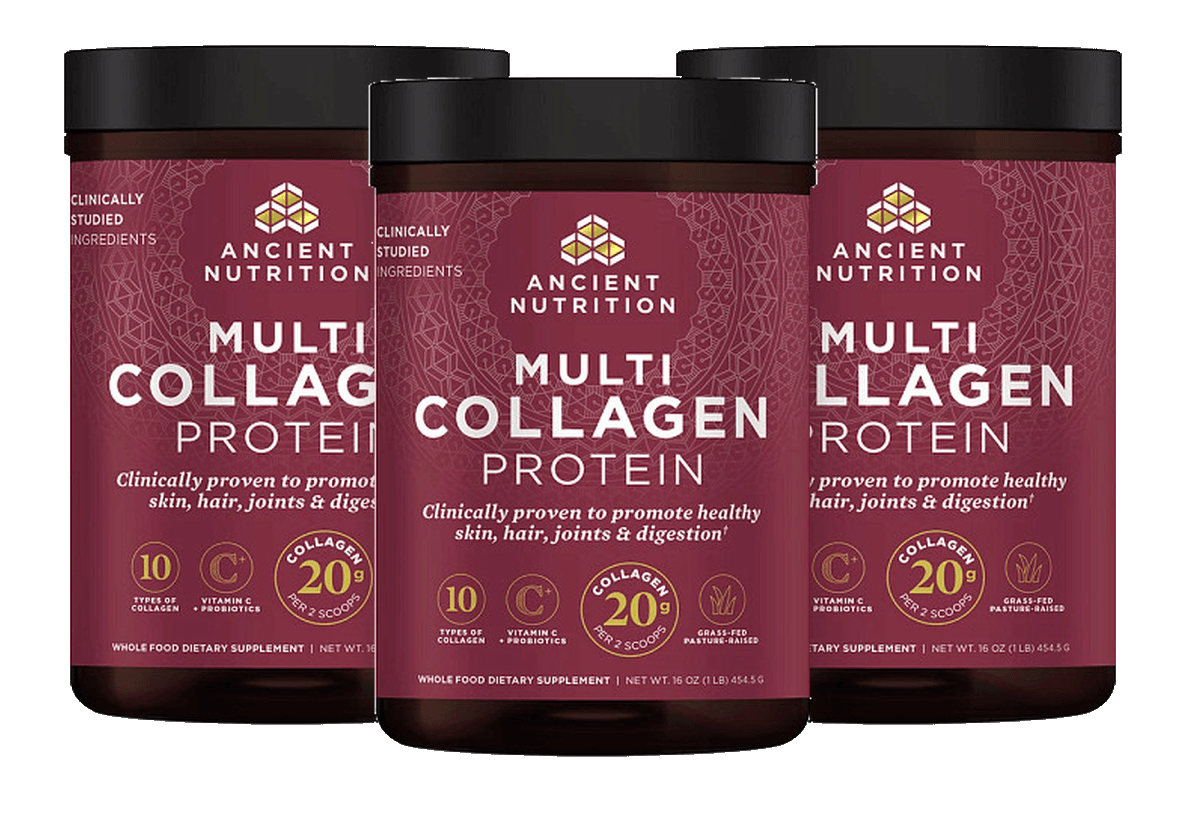 3 container Multi Collagen Protein bundle