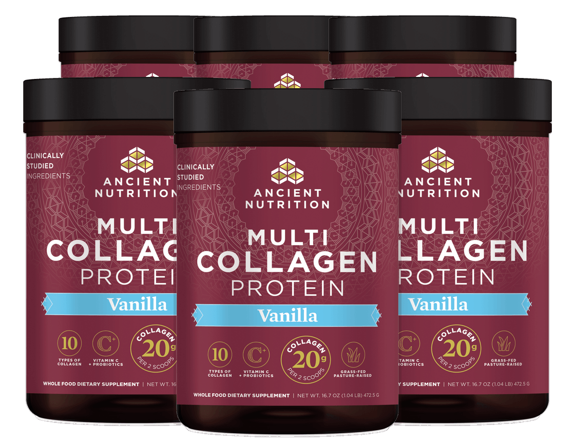 6 container Multi Collagen Protein bundle