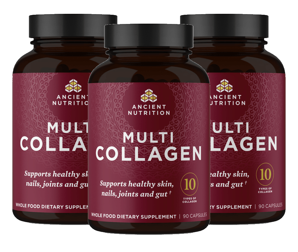 3 bottle Multi Collagen Capsules bundle