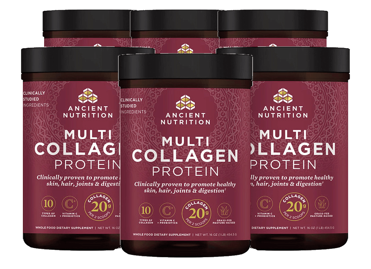 6 container Multi Collagen Protein bundle