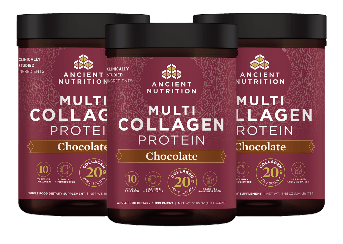 3 container Multi Collagen Protein bundle