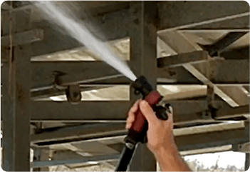 Wiping off all the grease and grime