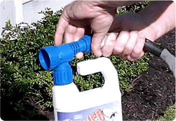 Refilling the spray bottle
