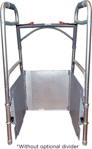 E-Z Gait folded down for easy storage