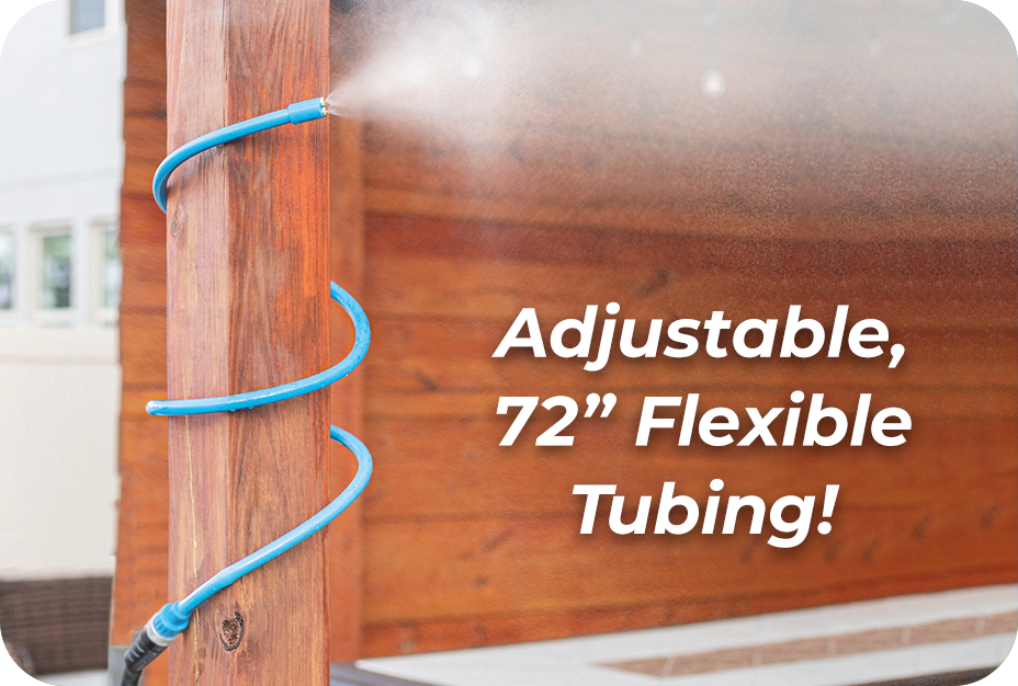 Adjustable, 72&rdquo; Flexible Tubing!