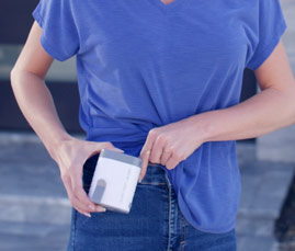 Arctic Air® Breeze Jet clips onto your waist