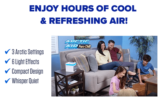 Enjoy hours of cool and refreshing air