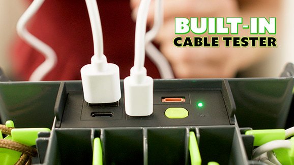 Cord Daddy has a built-in cable tester