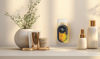 Handy Heater® Copper Core keeps you warm when getting ready