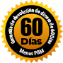 Devoluci&oacute;n de dinero de 60 d&iacute;as, garantizado 100%, menos costo de env&iacute;o, procesamiento y manejo