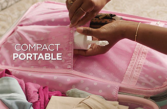 Miracle Smile&reg; being stored in a robe
