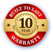 Warranty - Built to Last 10 years