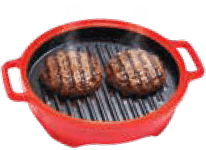 Enjoy hot food from Rocket Chef Turbo Grill
