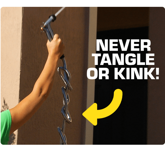 Bionic Steel Hose, Never tangle or kink