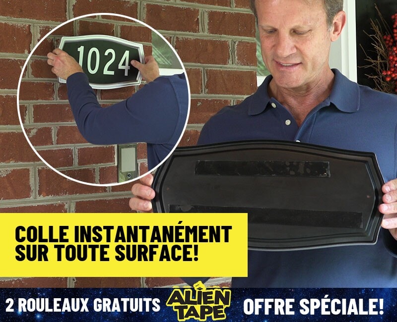 Colle instantanément sur toute surface