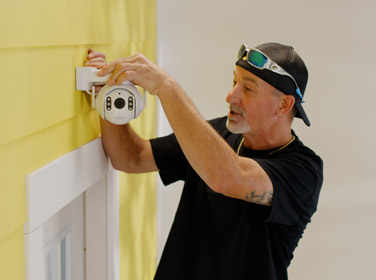 Installing security cameras