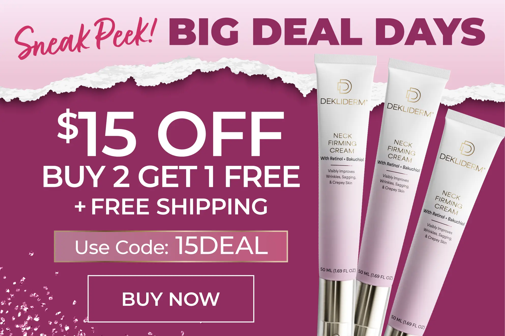 Big Deal Savings on Buy 2 Get 1 Free