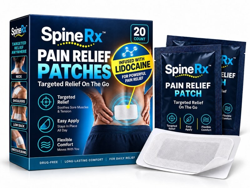SpineRX Pain Relief Patches with Lidocaine