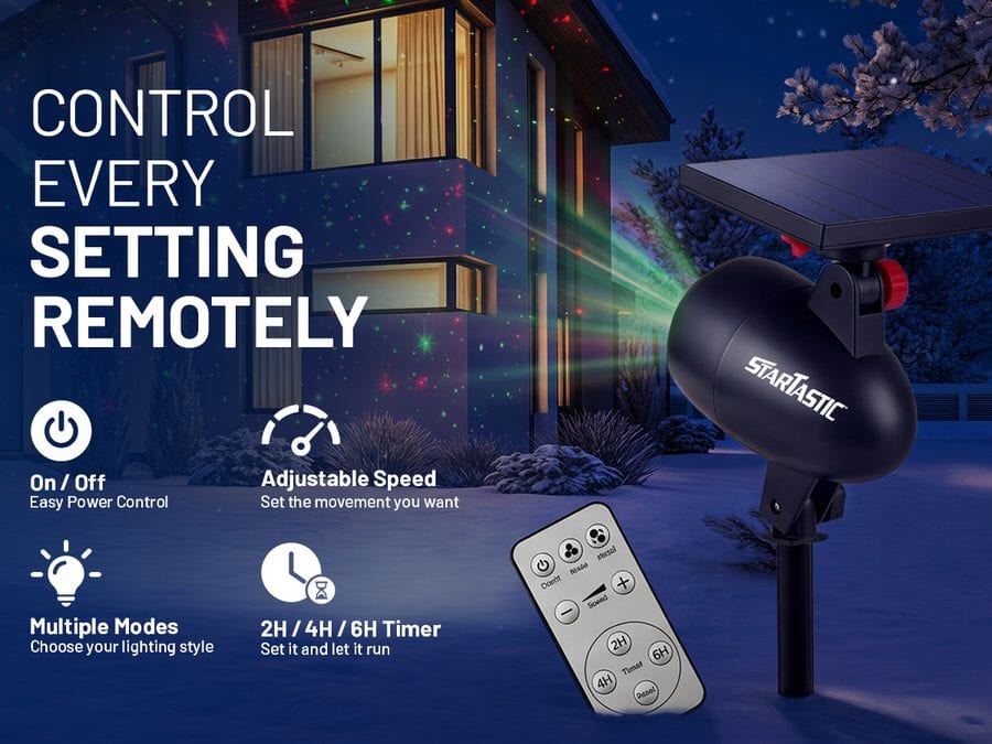 Control every setting remotely