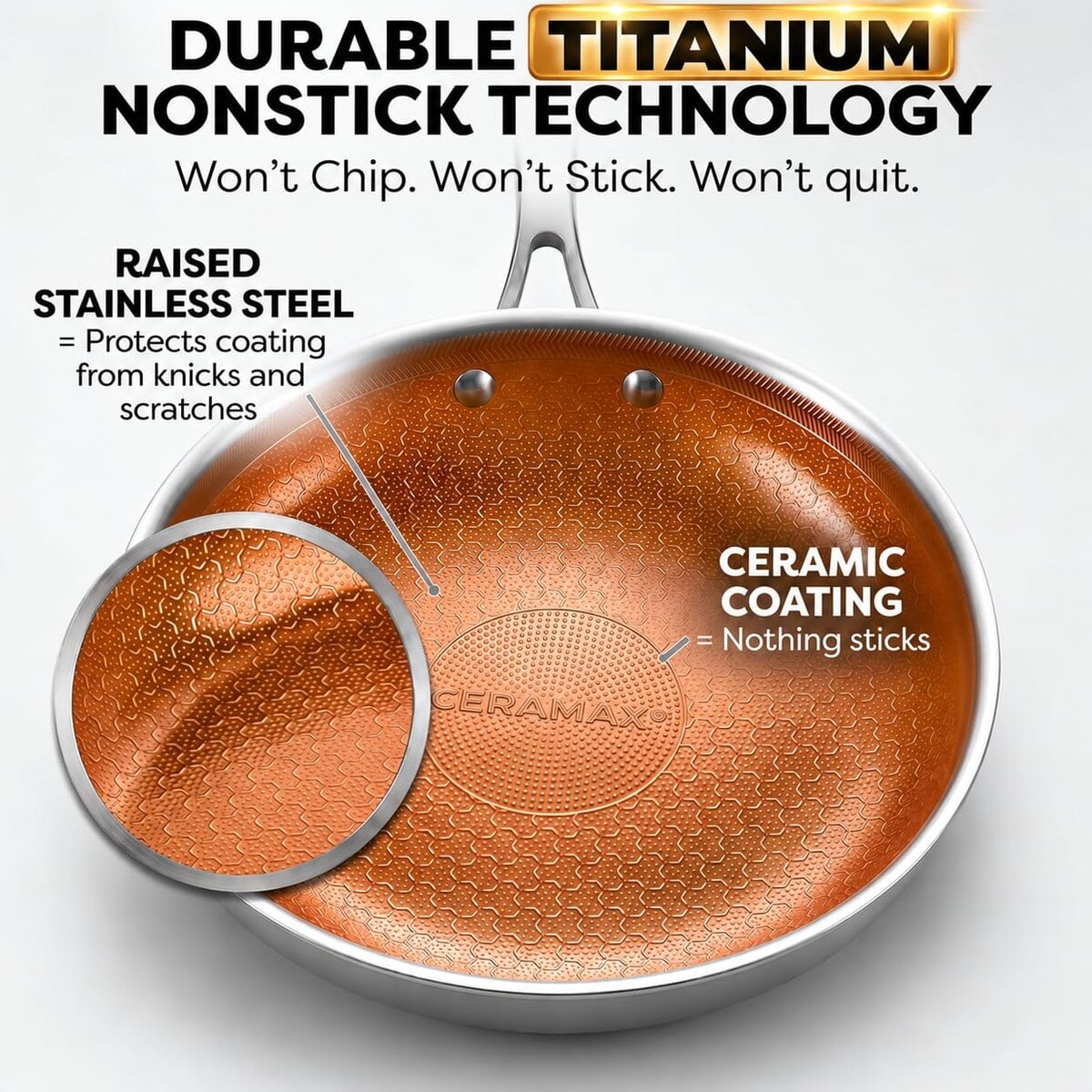 Gotham Steel Ceramax Titanium Nonstick