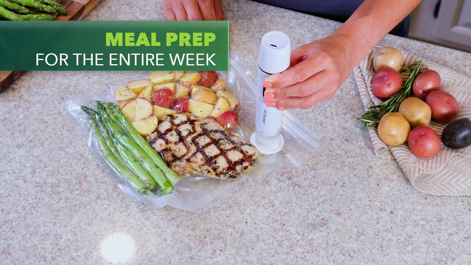 Sealing a prepared meal