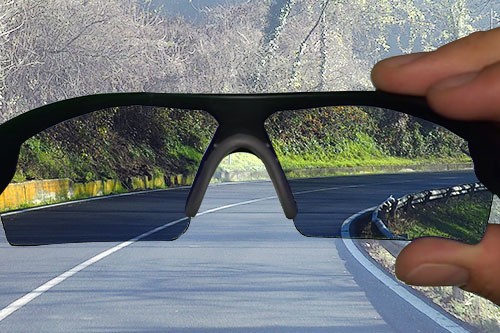 Battle Vision reducing glare on road